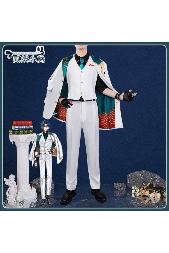 2XXT Cosplay Vtuber Virtual YouTuber Kaisei Bartender Suit Cosplay Costume